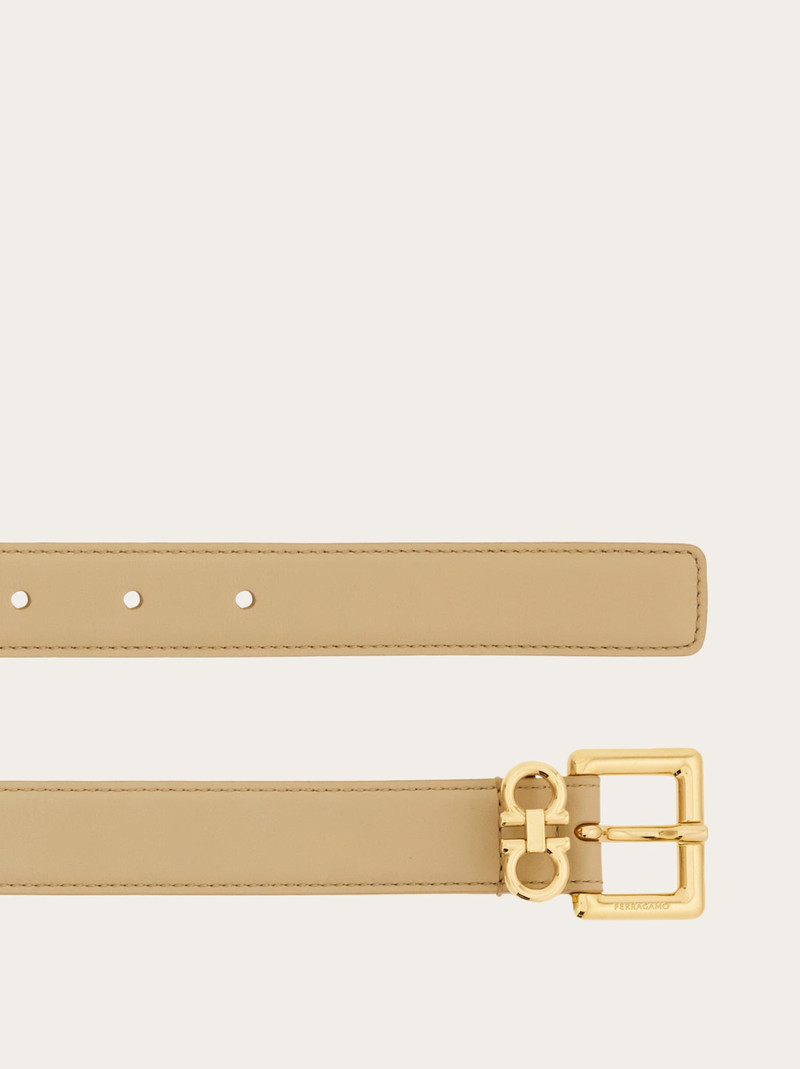 FERRAGAMO Double Gancini fixed belt outlook