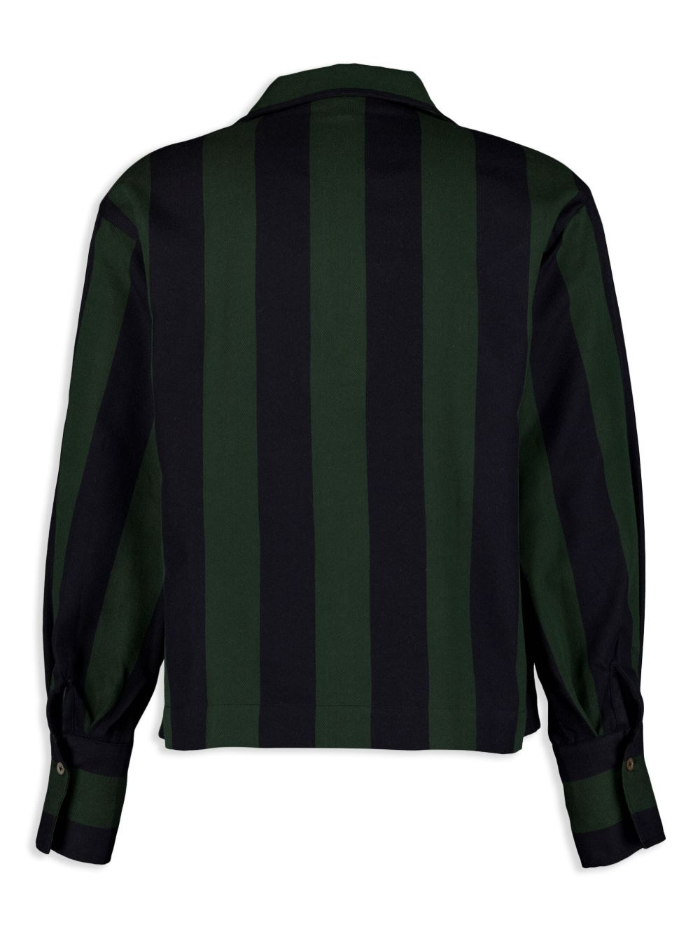 V-neck striped blouse - 2