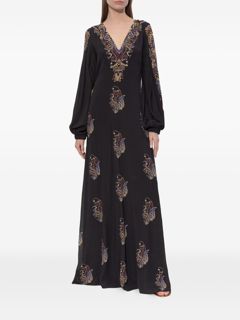 V-neck maxi dress 3
