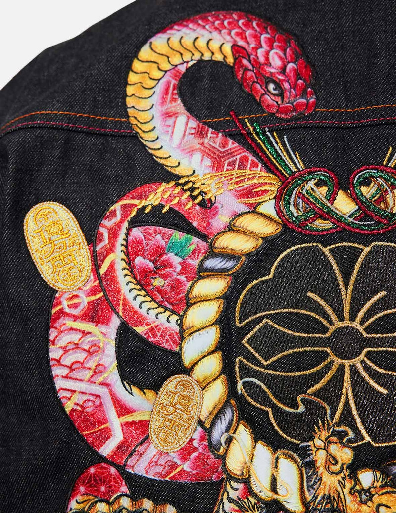 2024 Limited Edition Year of the  Snake Relax Fit Denim Jacket 13