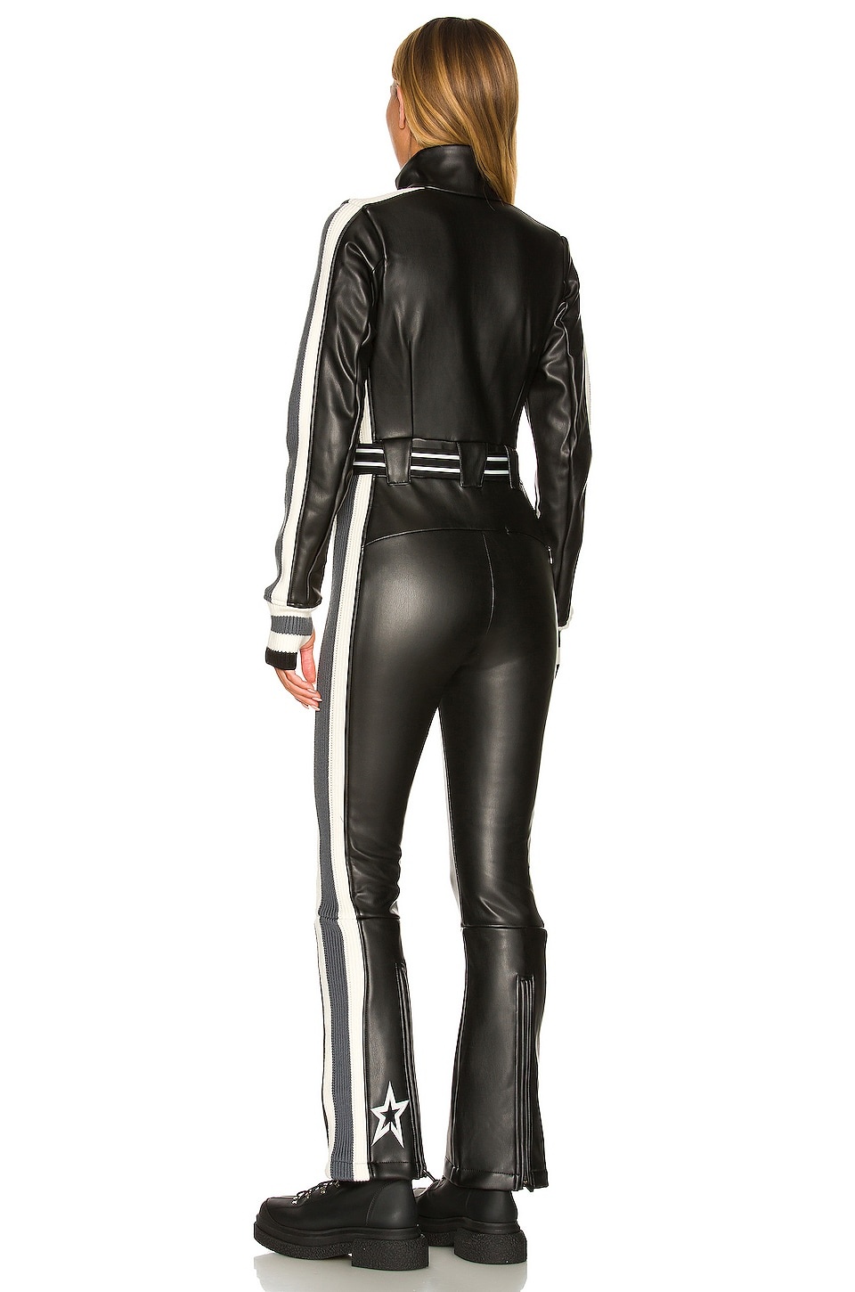 Crystal Soft Shell Faux Leather One Piece - 4