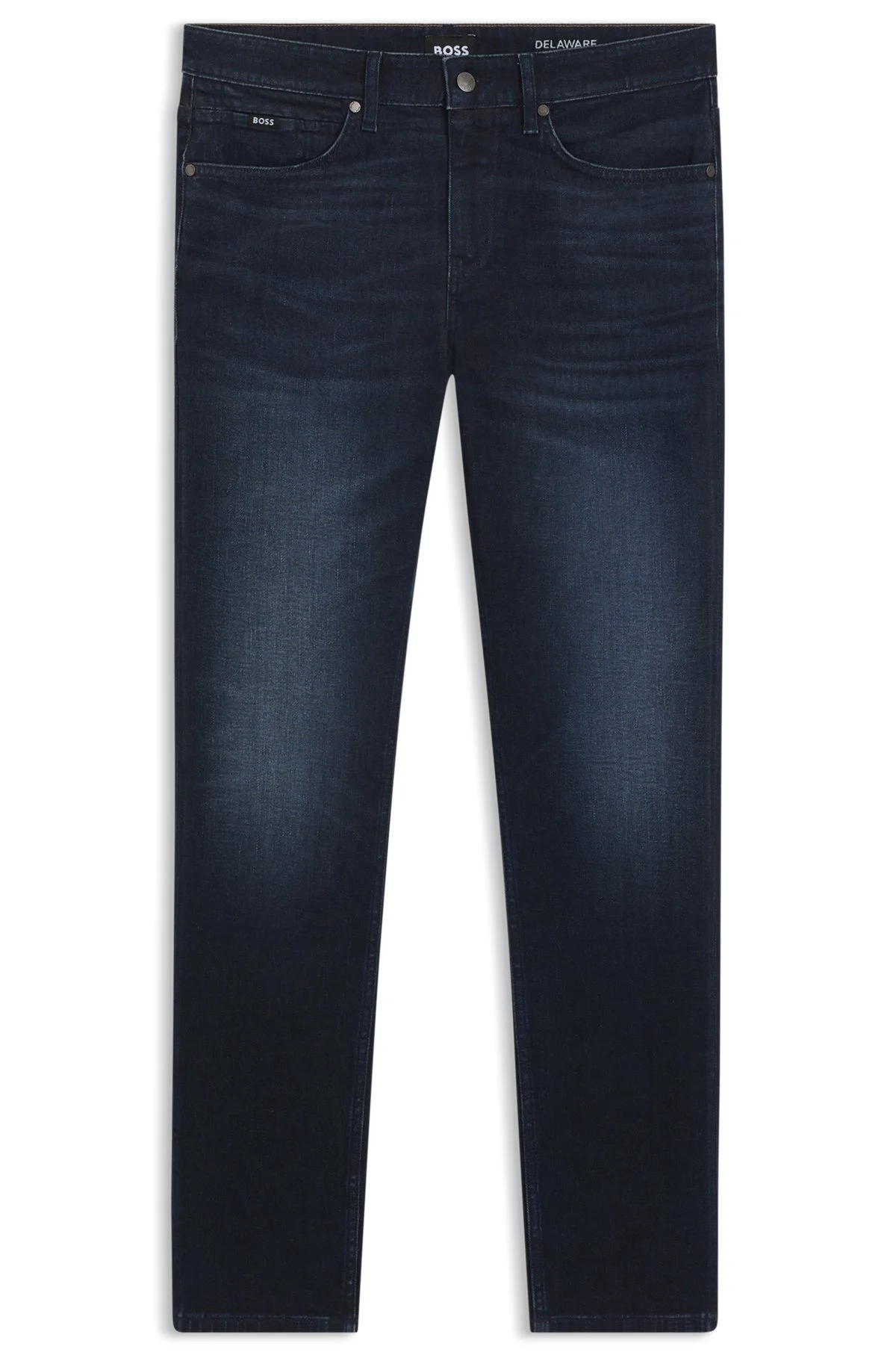 DELAWARE SLIM-FIT JEANS IN DARK-BLUE STRETCH DENIM - 1