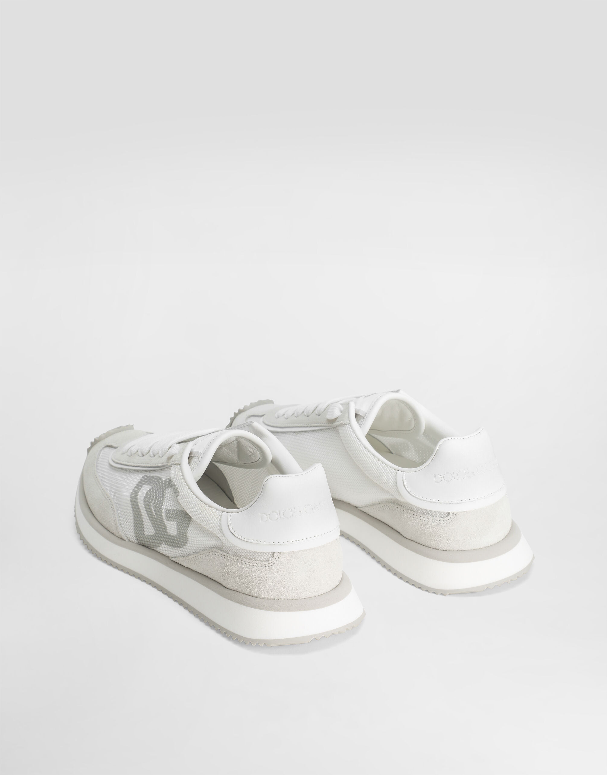 Mixed-material DG CUSHION sneakers - 3