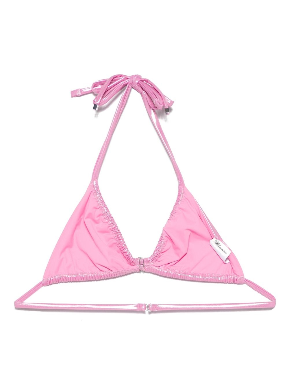 rose laminated bikini top - 2