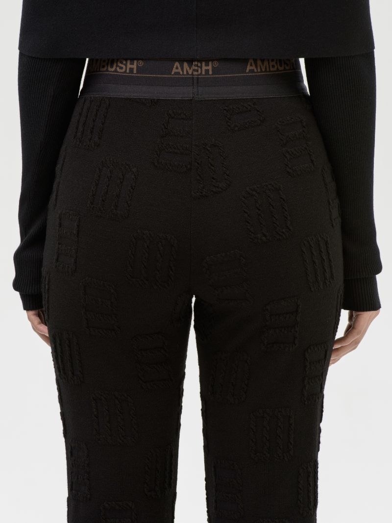 MONOGRAM FLARE LEGGINGS - 8