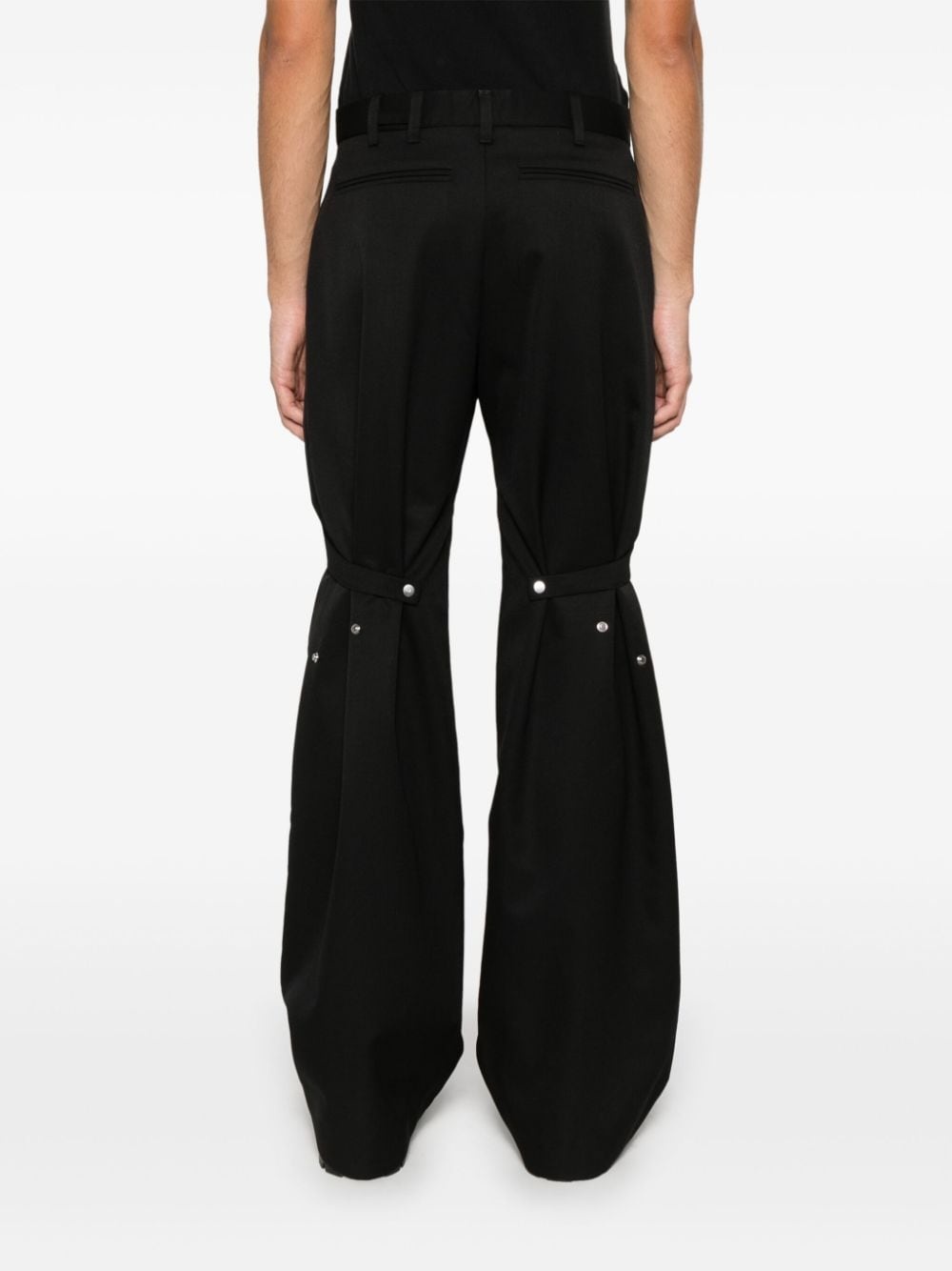 layered-detail trousers - 4
