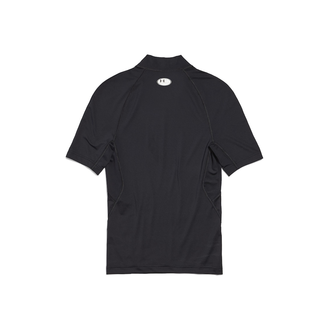 Men's Under Armour® Mock Neck T-shirt in Black - 2