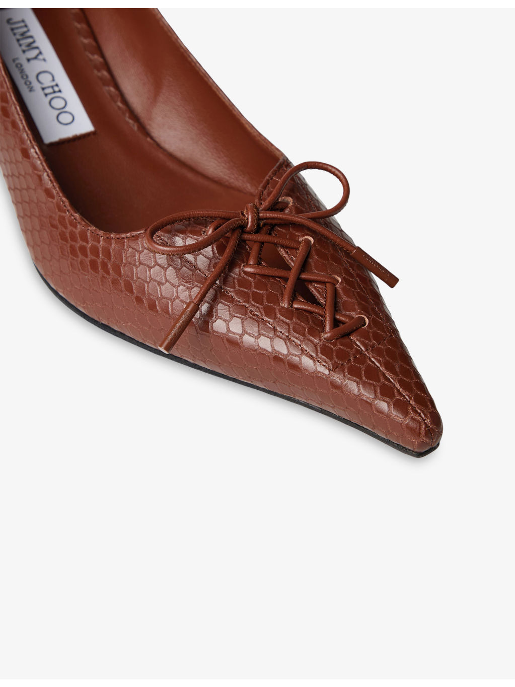 Scarlett 50 Printed Leather Pumps - 5