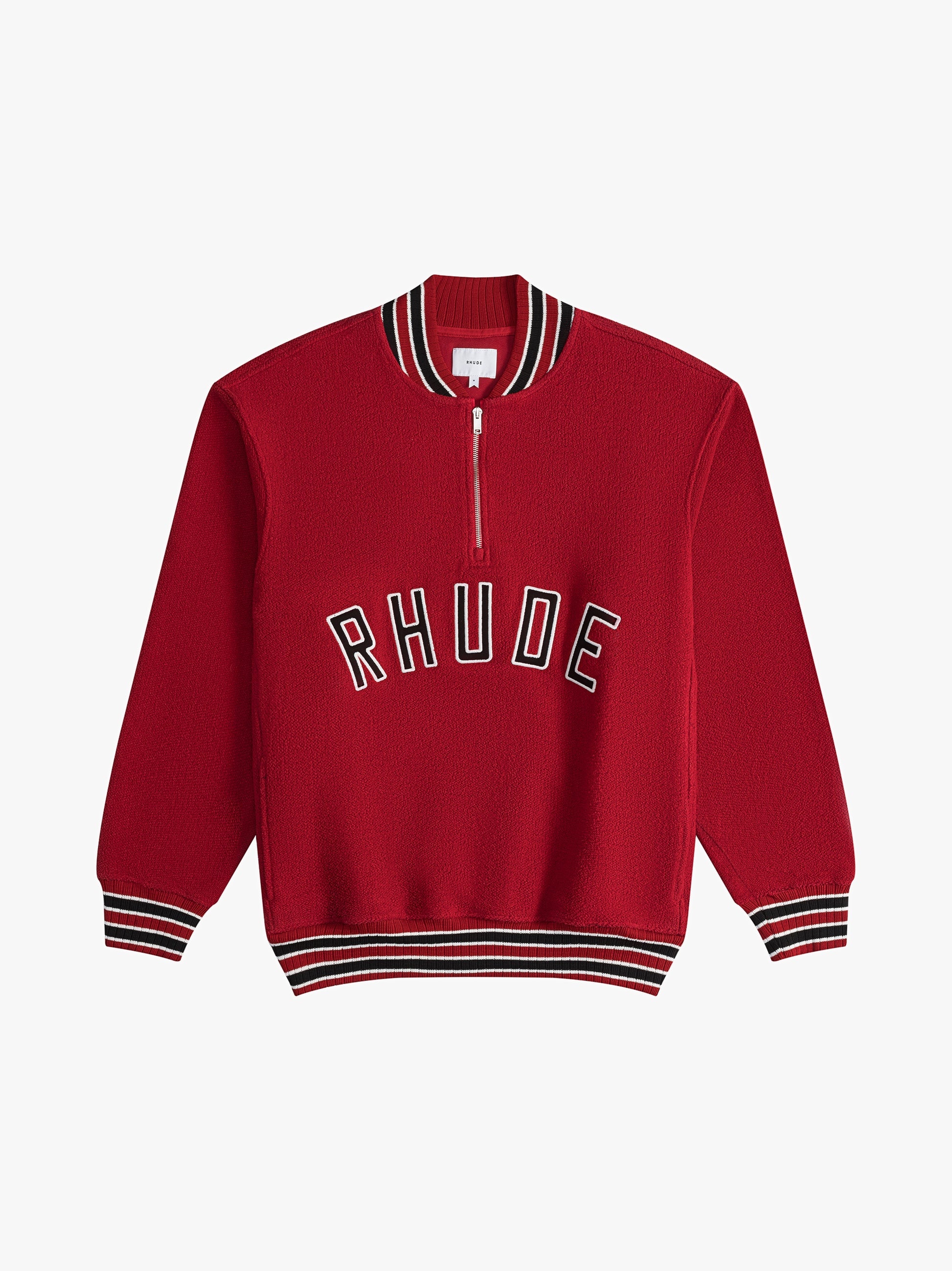 RHUDE QUARTER-ZIP VARSITY - 1