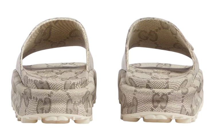 Gucci GG Slide Sandal 'Interlocking G - Beige Ebony' 725535-JAAC6-9742 - 4