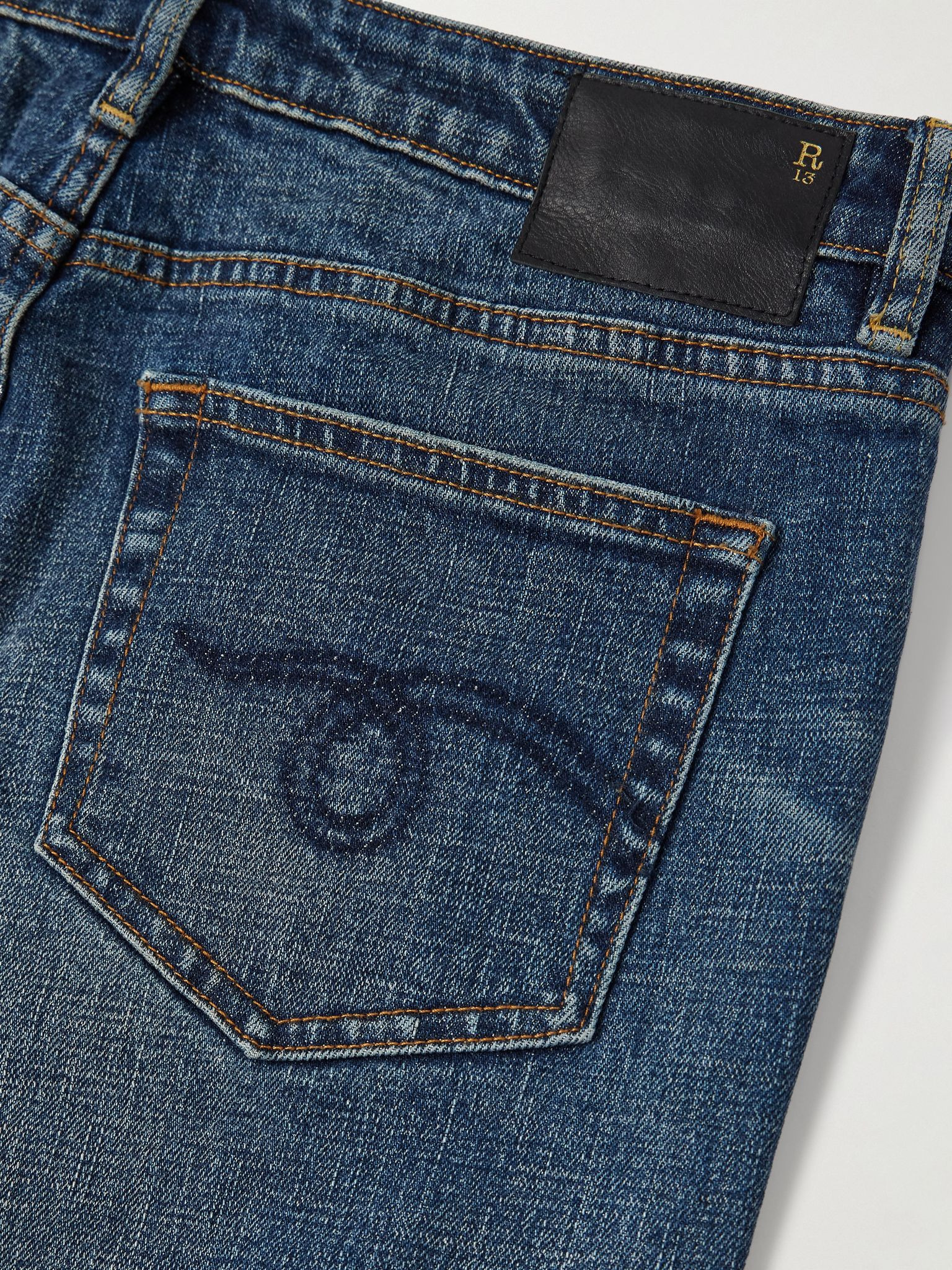 Overflow Boy low-rise flared jeans Mid denim - 6