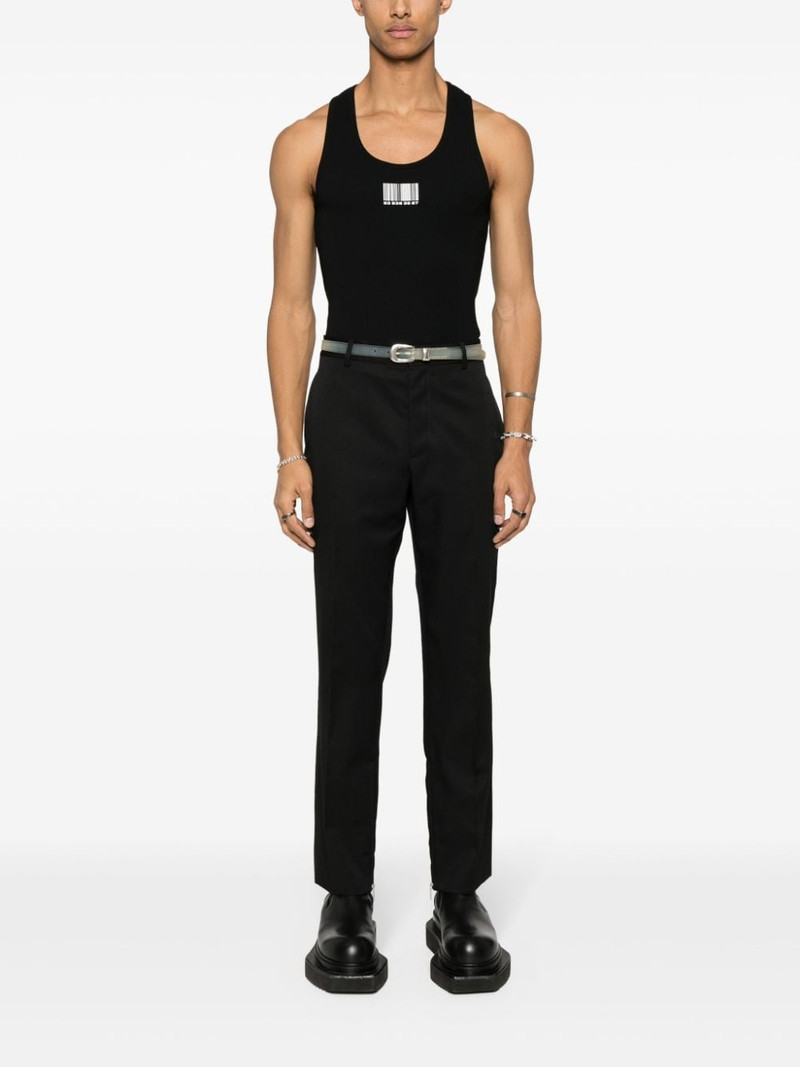 Off-White logo-embroidered slim-fit trousers outlook