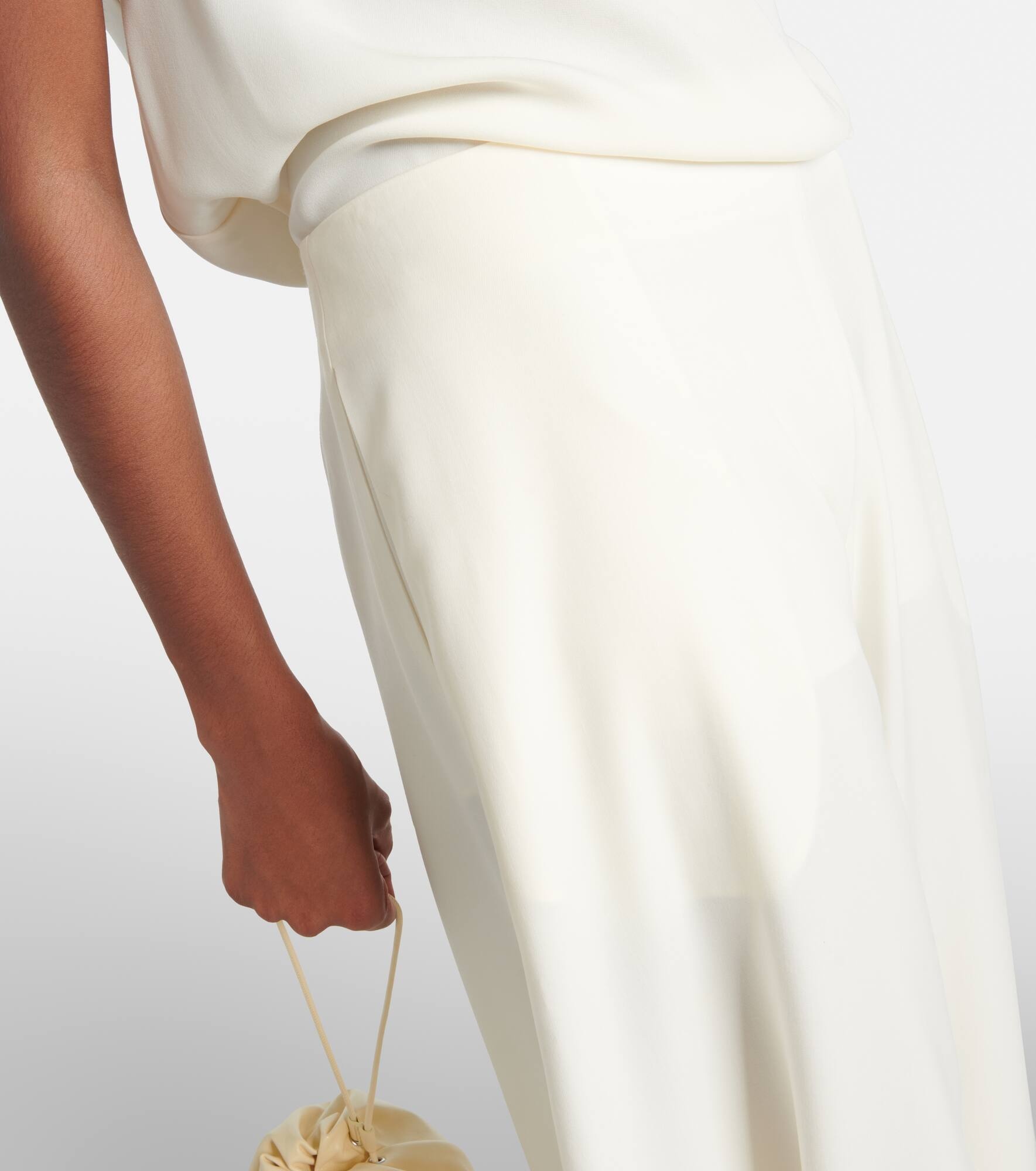 Aria draped silk top - 4