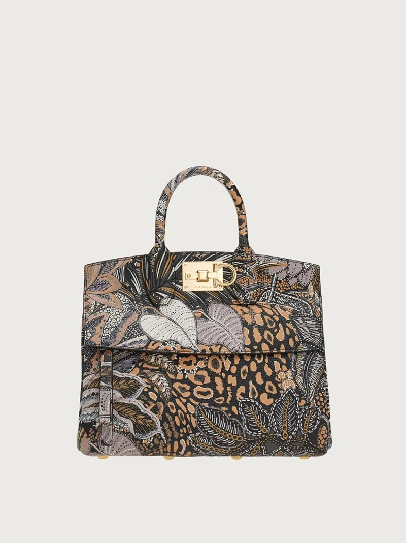 FERRAGAMO STUDIO BAG FOULARD PRINT (S) 1