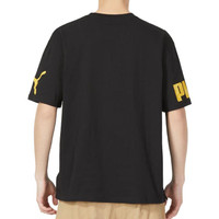 Tシャツ・カットソー PUMA Men T Shirts 631675 01 BLACK ESS Stacked Logo Men's Tee | PUMA