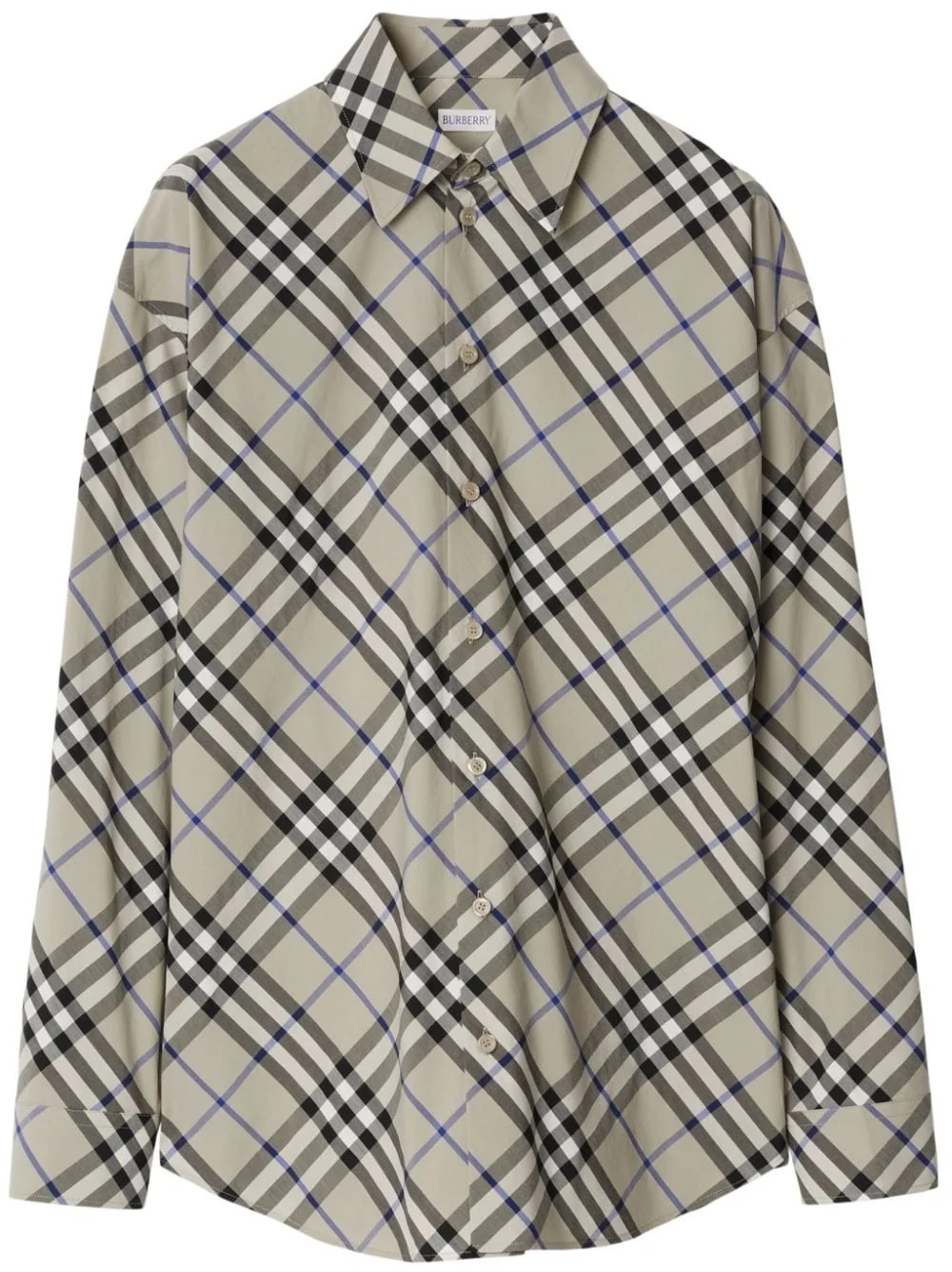 checked cotton shirt - 1