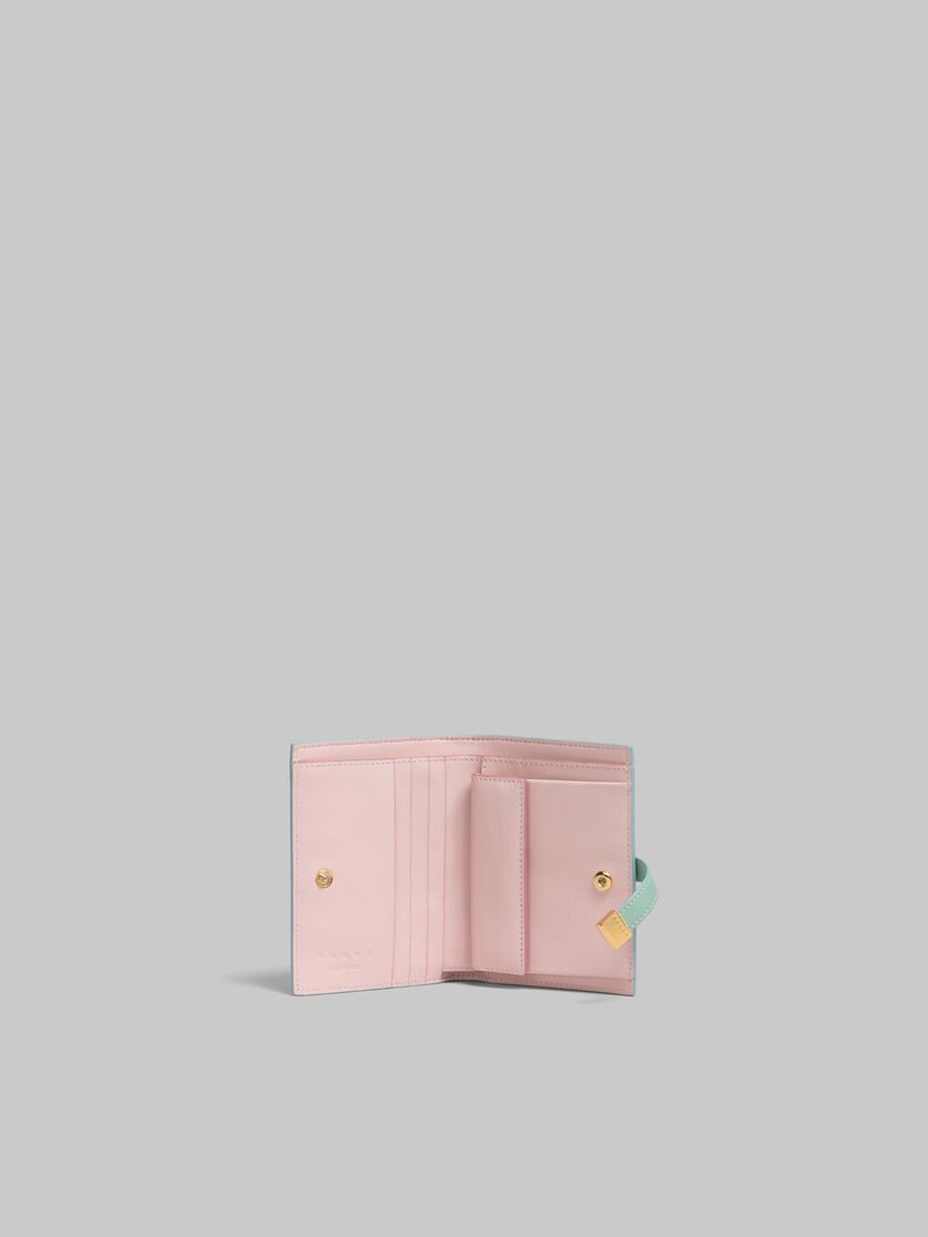 GREEN LEATHER BIFOLD PRISMA WALLET - 2
