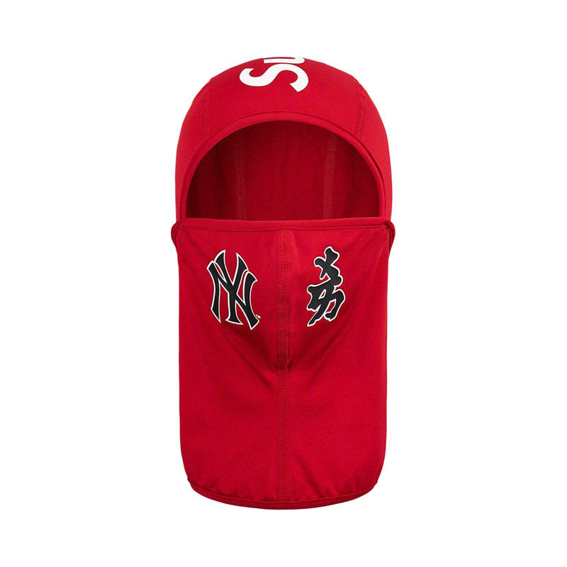 Supreme x MLB Kanji Teams Lightweight Balaclava - Yankees 'Red' - 1