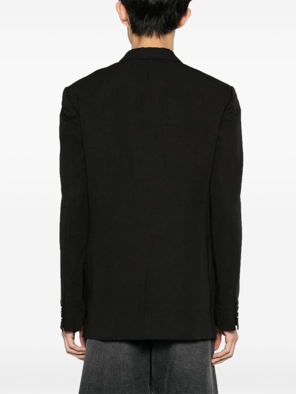 DRIES VAN NOTEN Men Linen Blend Blazer - 3