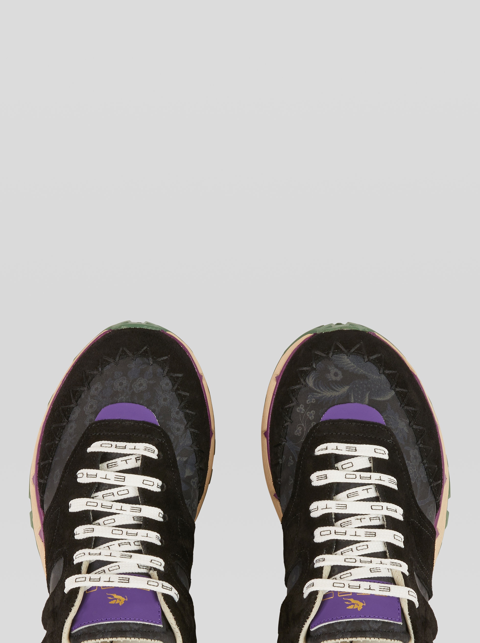 LEATHER EARTHBEAT SNEAKERS WITH FLORAL DETAILS - 2