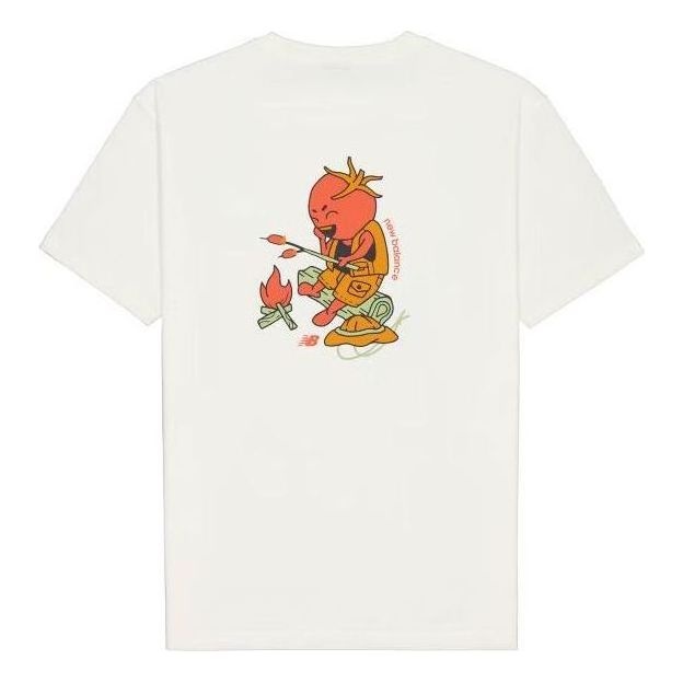 New Balance Graphic Print T-Shirt 'White' AMT41363-CIC - 2