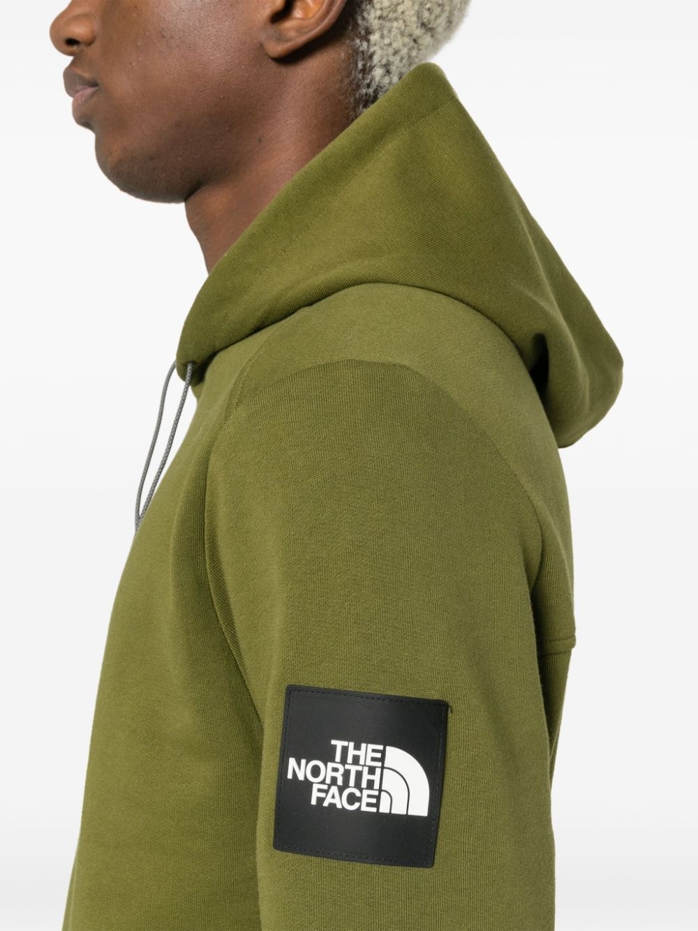 logo-print cotton hoodie - 5