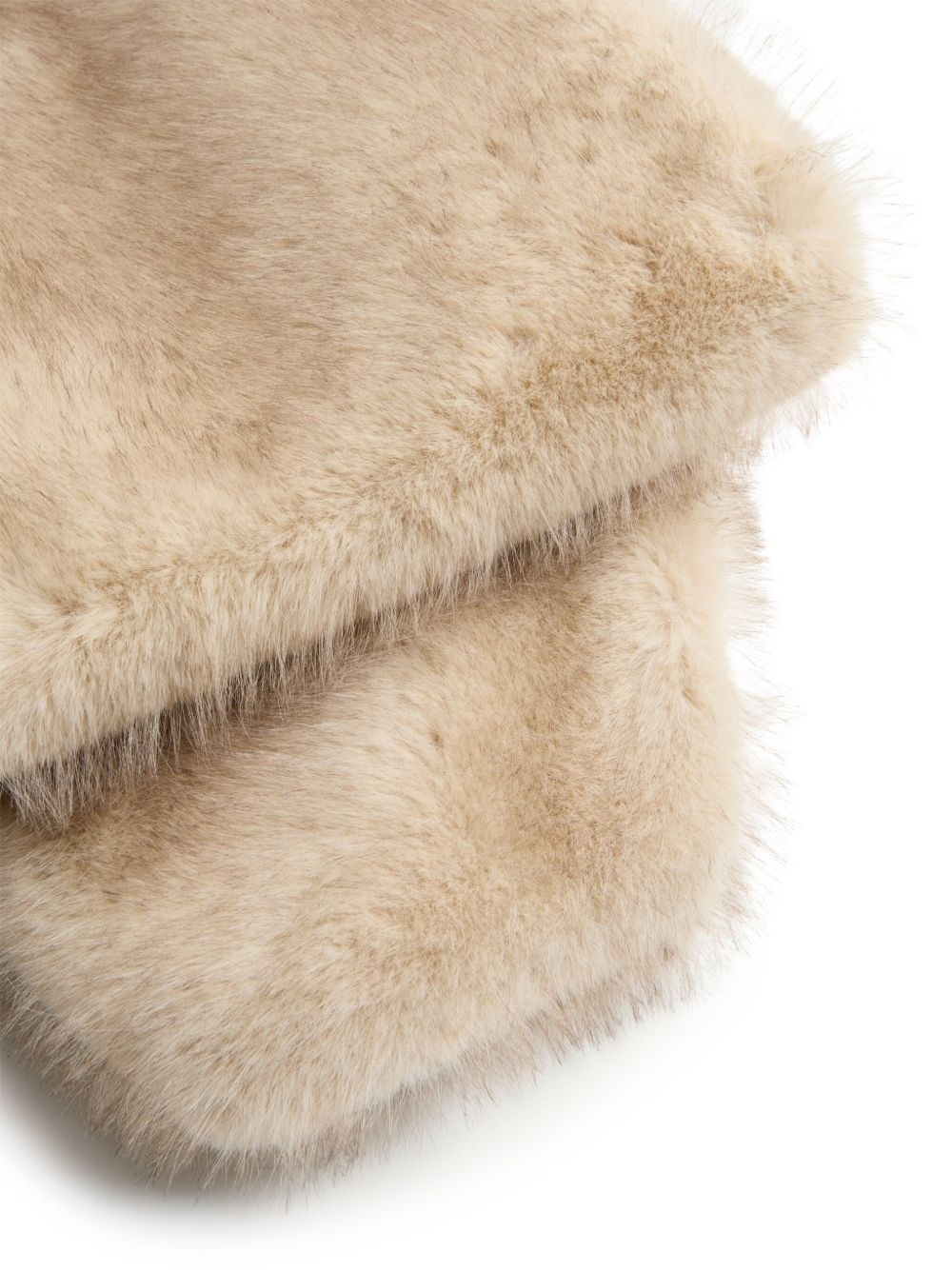 faux-fur scarf - 2