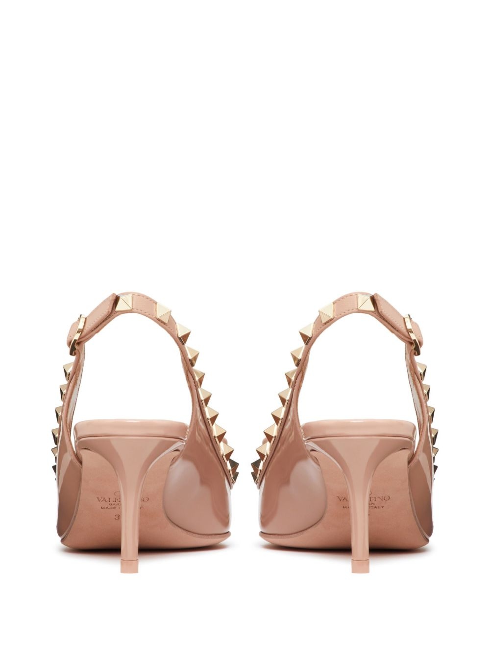60mm Rockstud slingback pumps - 3