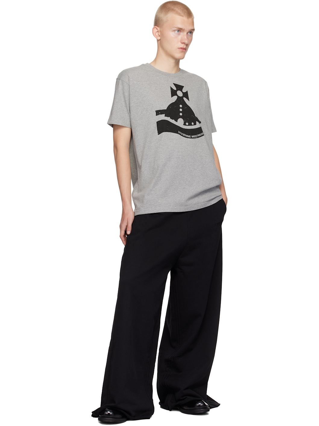 Gray Sunken Orb Classic T-Shirt - 4