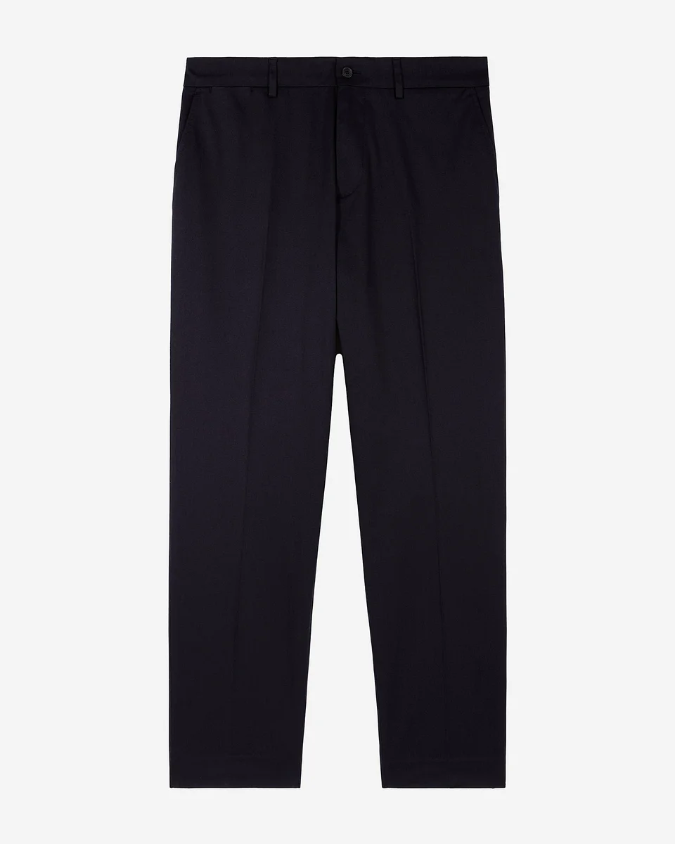 NAVY CHINO PANTS - 1