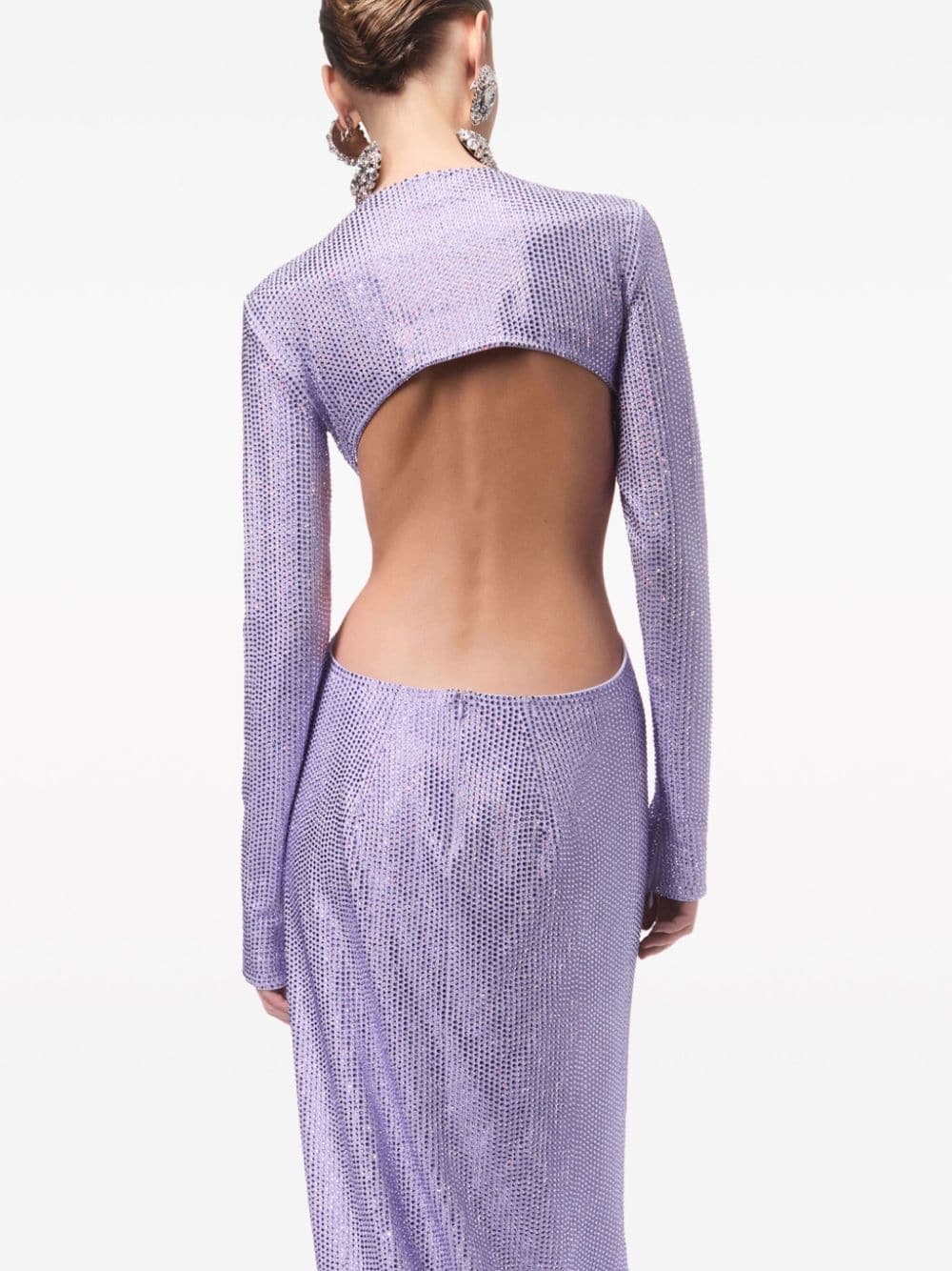 crystal-embellished knot gown - 6
