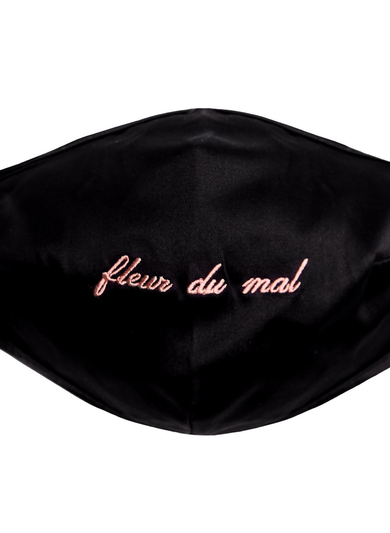 Fleur du Mal Logo Silk Face Mask outlook