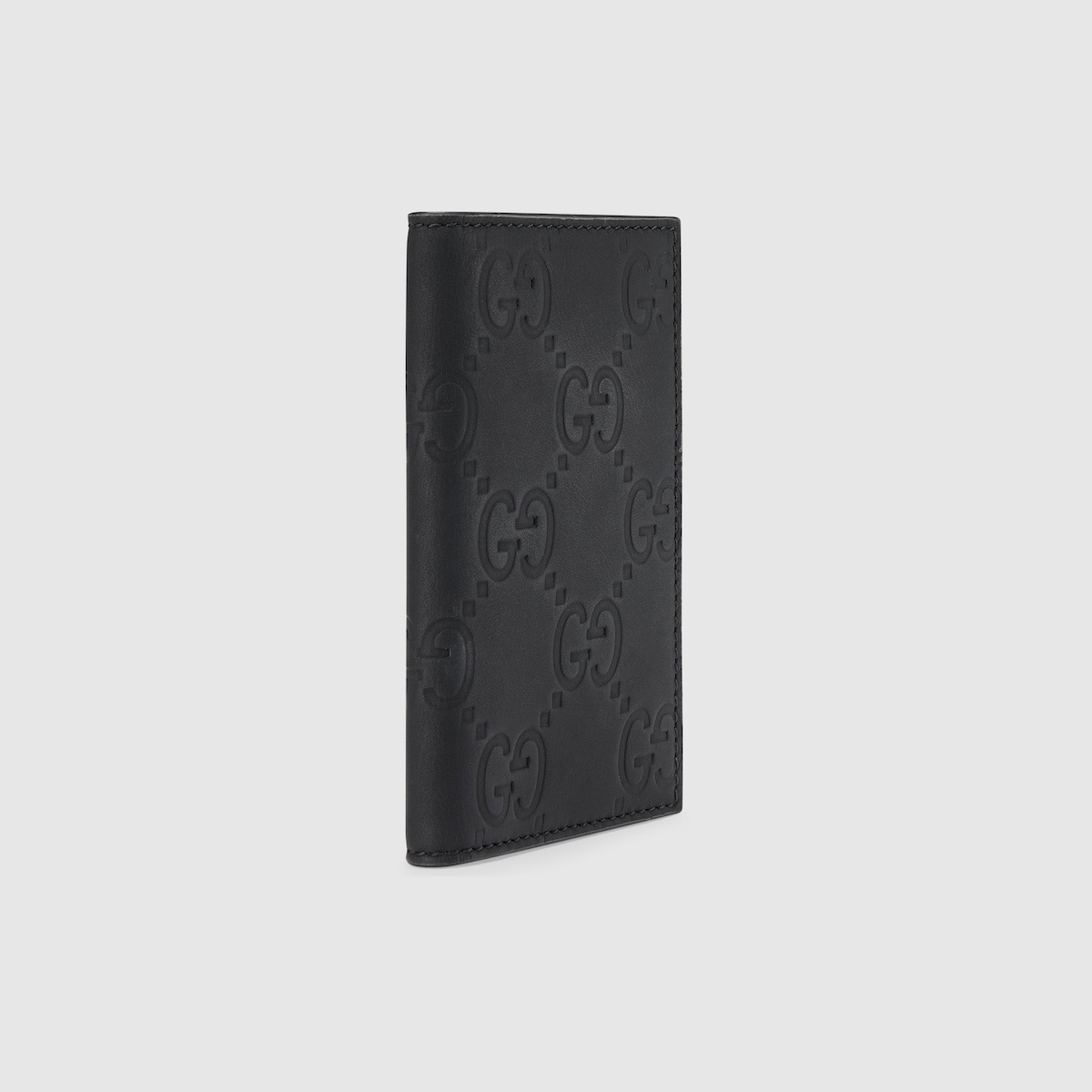 GG rubber-effect long card case - 3