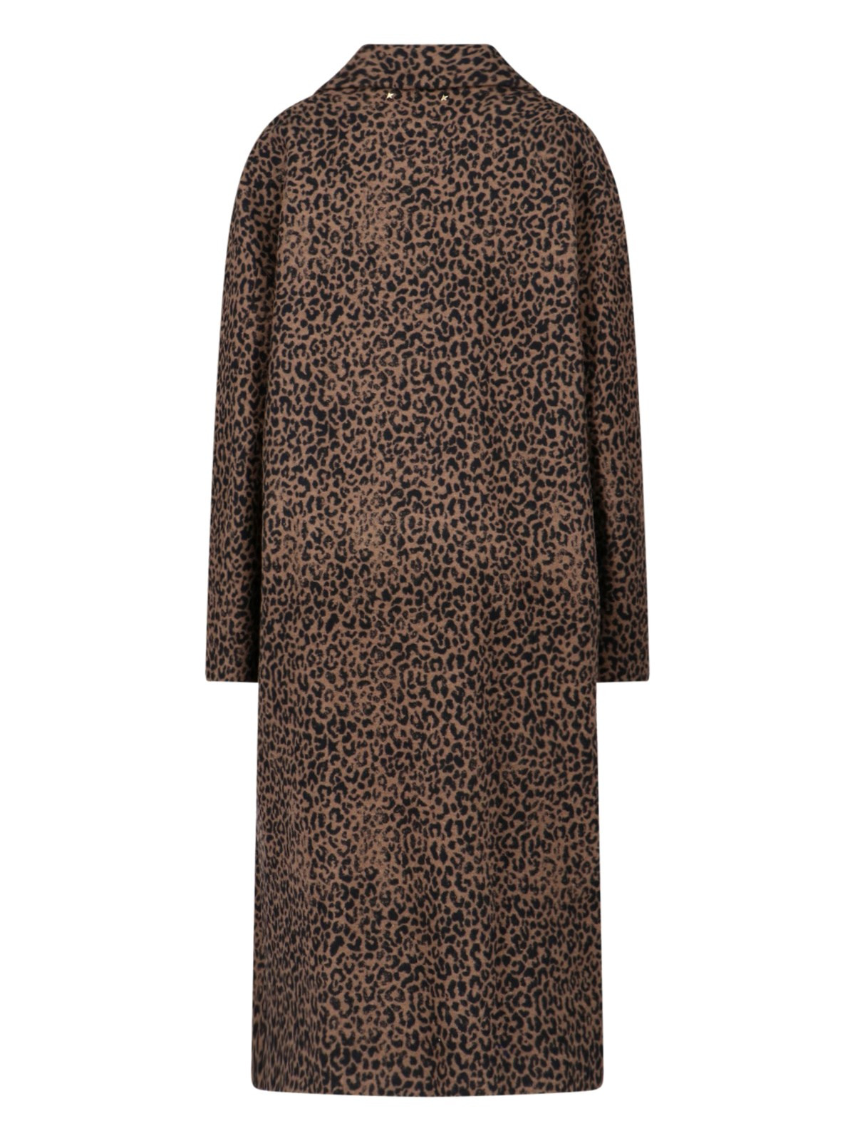 ANIMALIER PRINT SINGLE-BREASTED COAT - 2