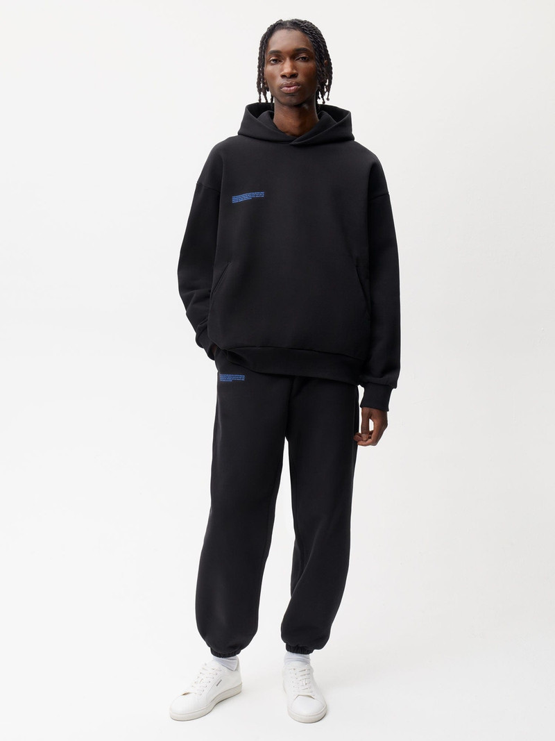 PANGAIA Mens In Conversion Cotton Track Pants - Black outlook