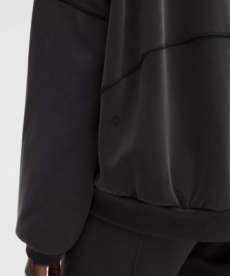 Brushed Softstreme Oversized Bomber Jacket 6
