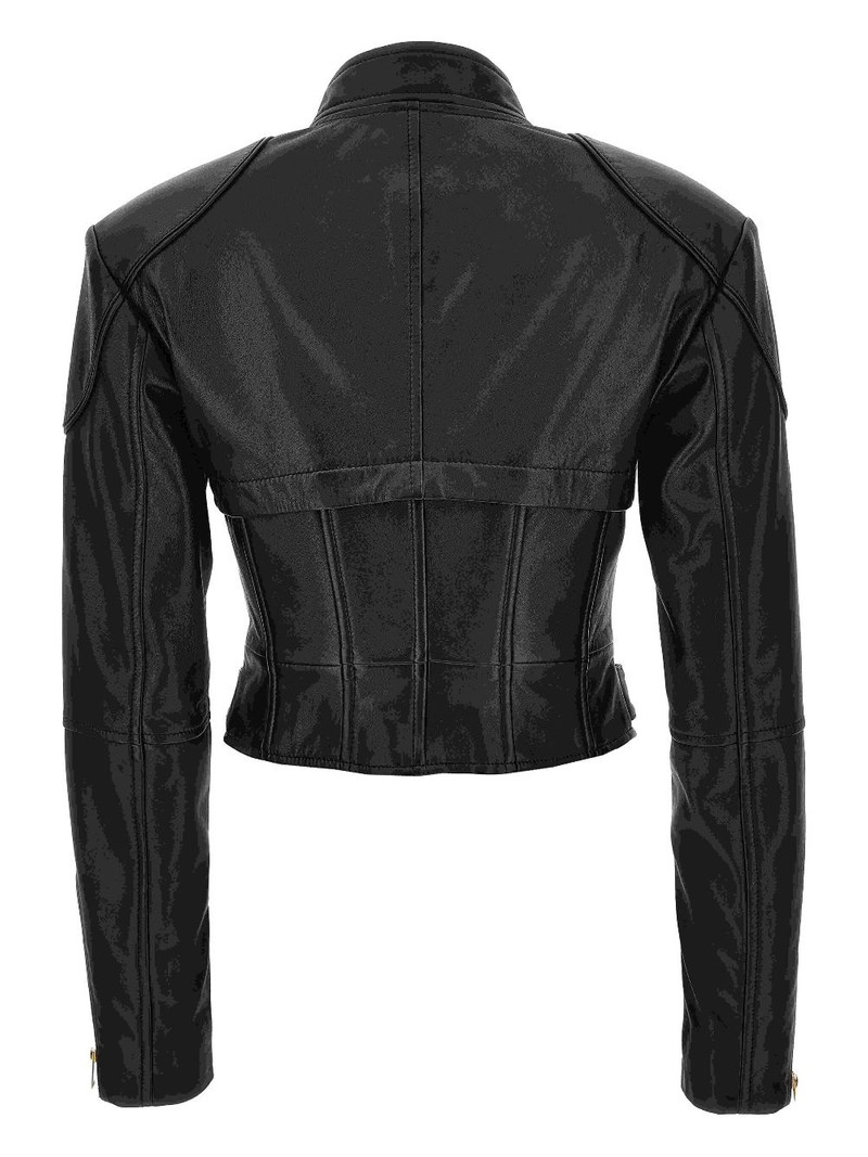 VERSACE JEANS COUTURE leather jacket outlook