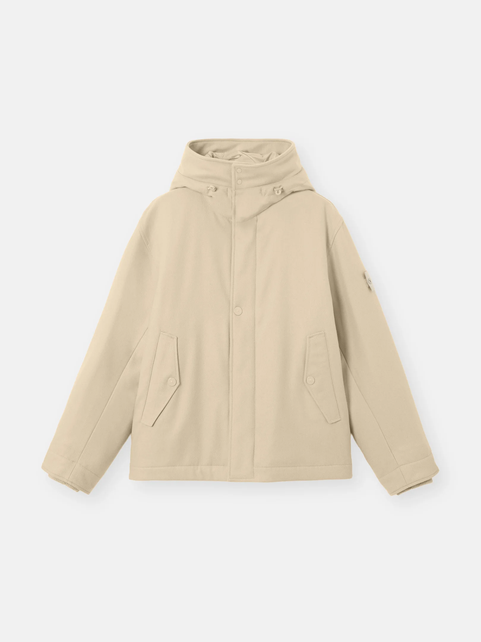 4100103 WOOL NYLON FLANNEL_STONE ISLAND GHOST - 1