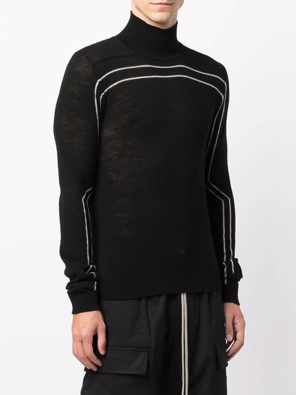 biker round-neck jumper - 3