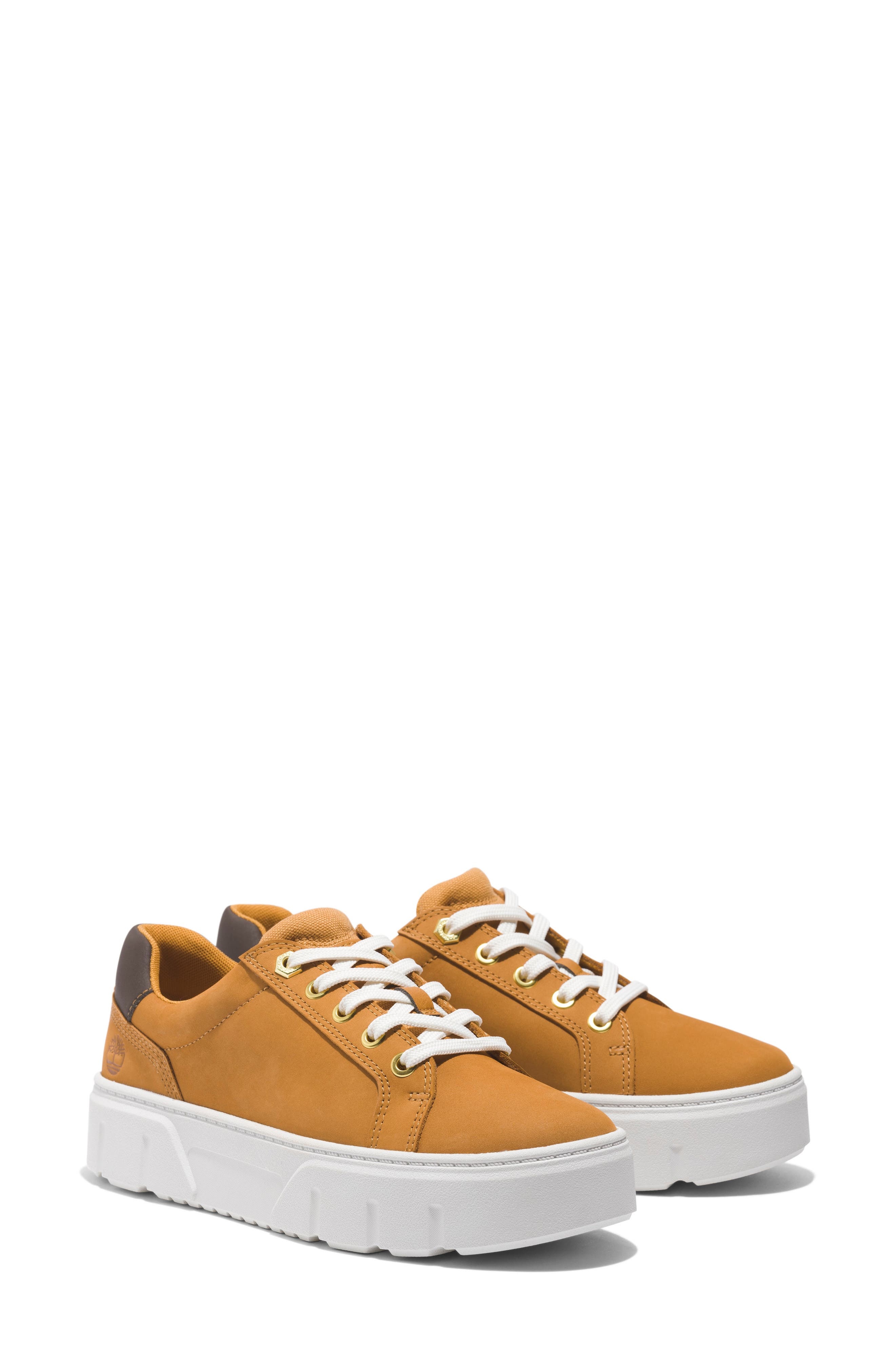 Timberland Laurel Court Platform Sneaker in Wheat Nubuck at Nordstrom - 7