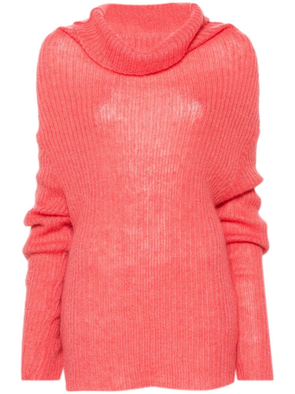 cowl-neck sweater - 1