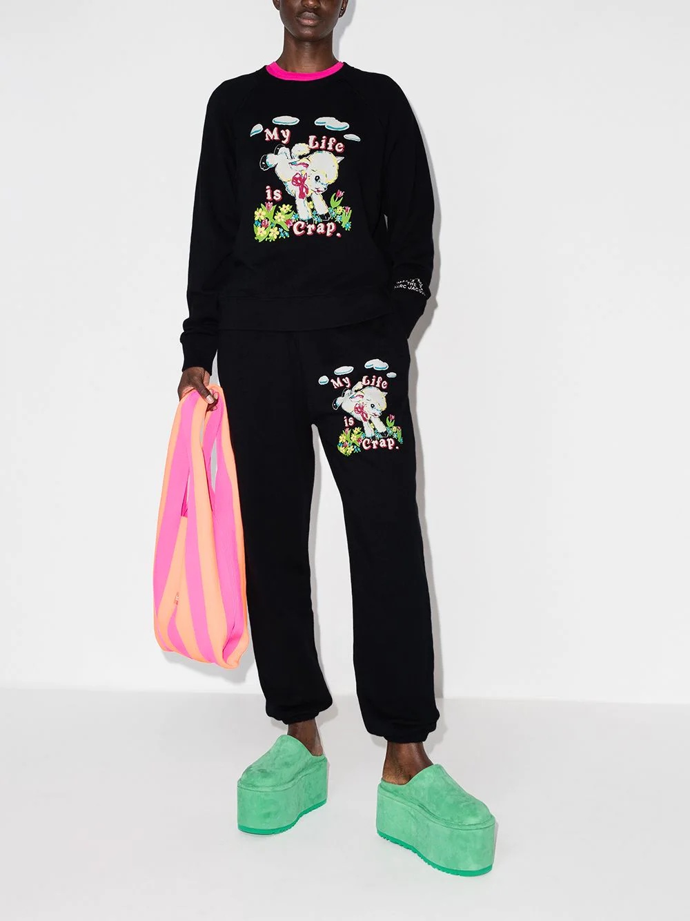 x Magda graphic-print track pants - 5