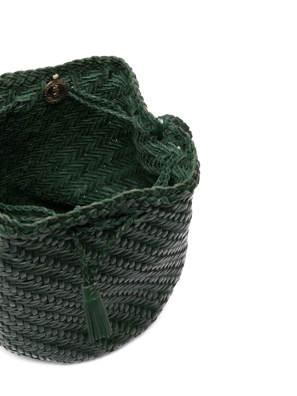 interwoven-design bucket bag - 5