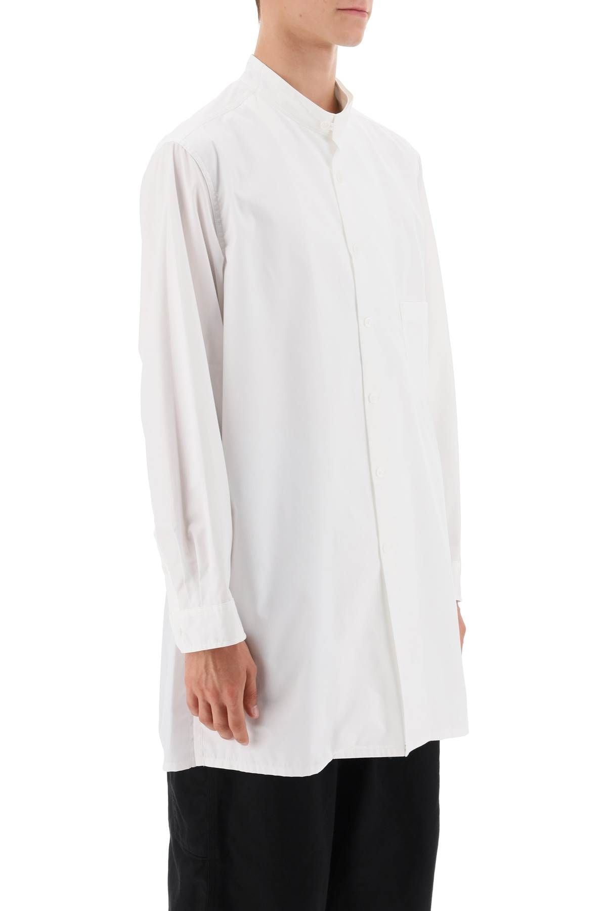 LAYERED LONGLINE SHIRT - 8