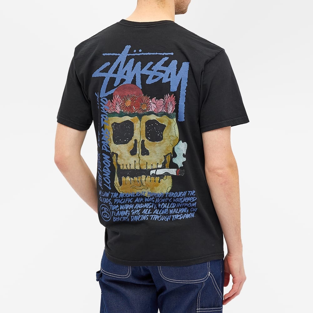 Stussy Smokin' Skull Pigment Dyed Tee - 5