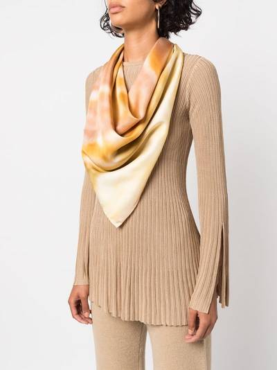 Cult Gaia Gaias tie-dye silk scarf outlook