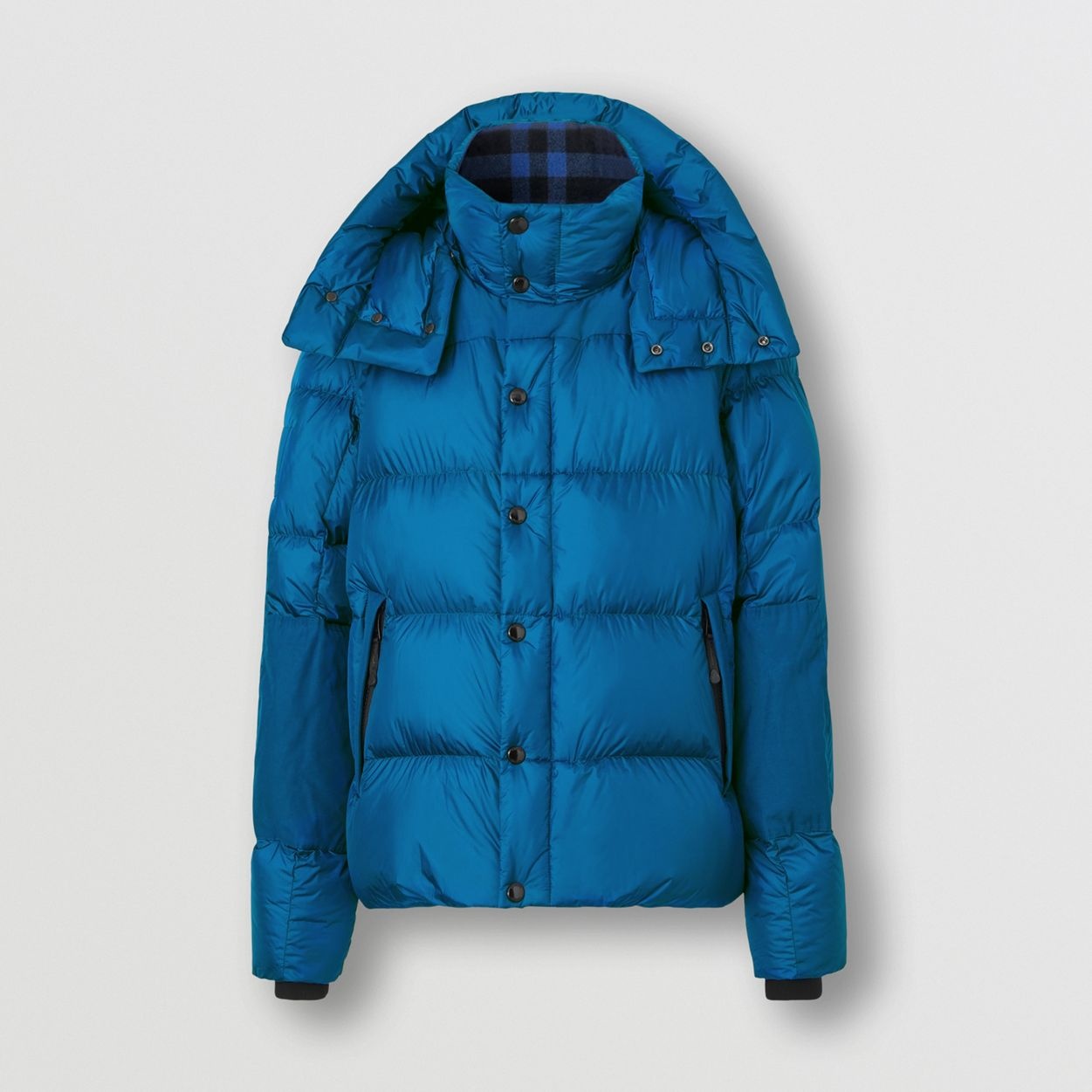 Detachable Sleeve Hooded Puffer Jacket - 4