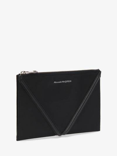 Alexander McQueen The Harness Small Zip Pouch in Black outlook