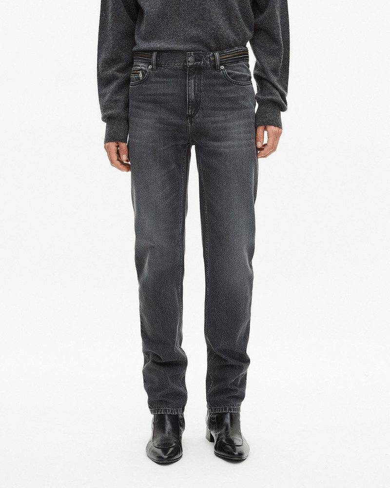 BLACK FADED SKINNY JEANS 4
