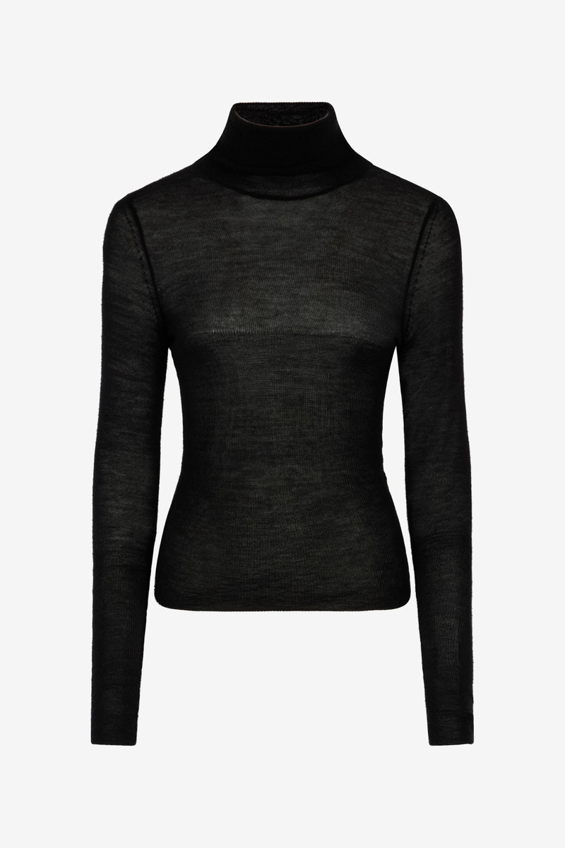 Silk/wool-Blend Turtleneck 1